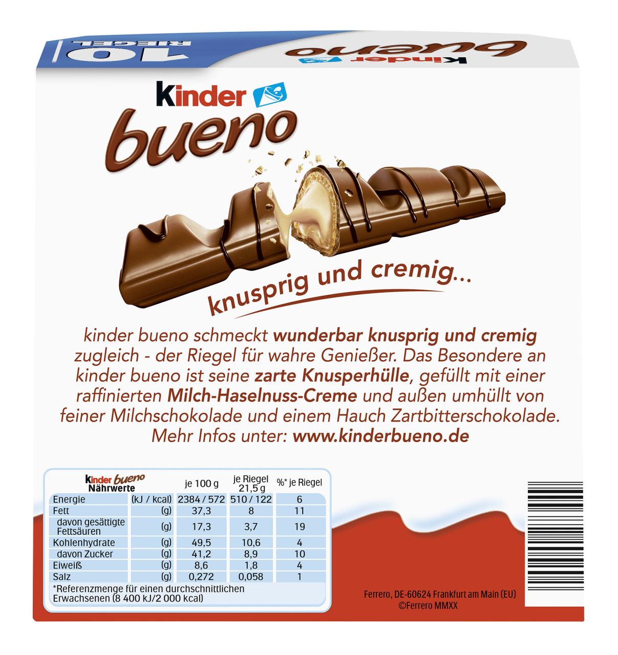 Kinder Bueno T10 215g Big Pack