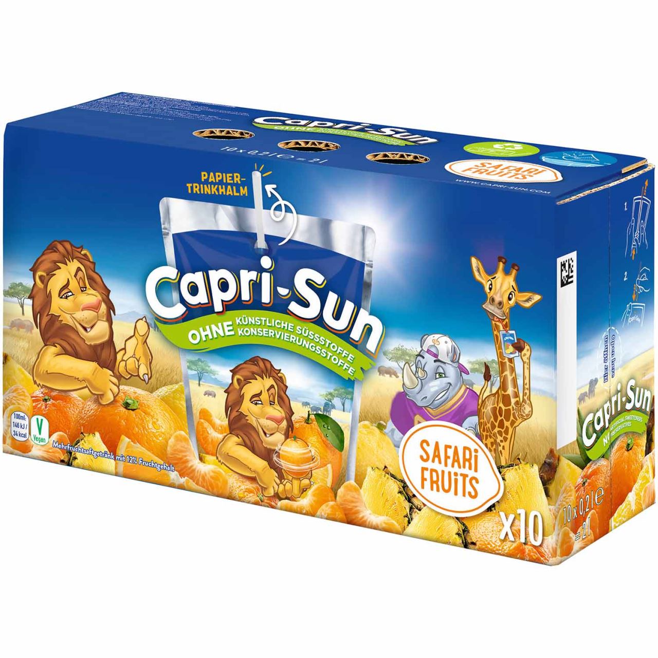 CAPRI SUN Safari fruits 10x20cl 31/05/2025