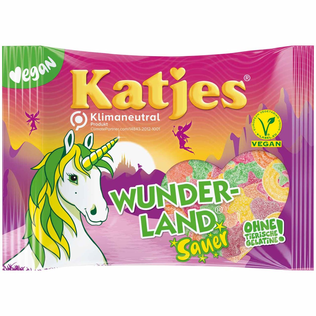 Katjes Wunderland Sauer 200g - Vegan