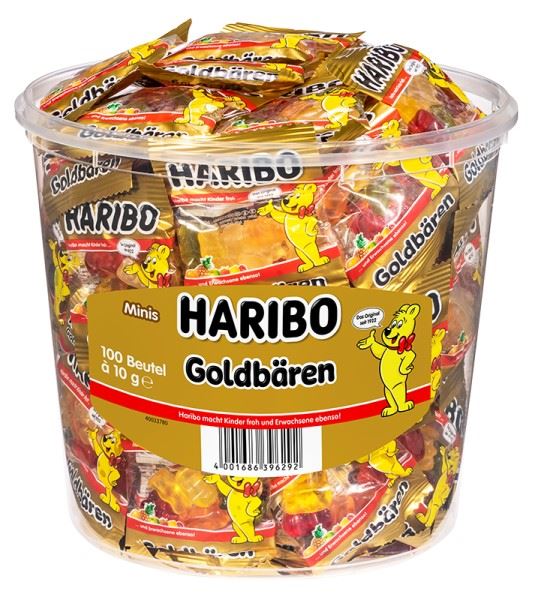 Haribo Goldbären-Minis 100 pcs. 1kg Bucket