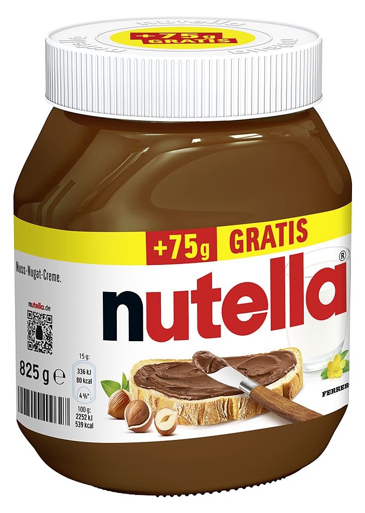 Nutella 750g 75g
