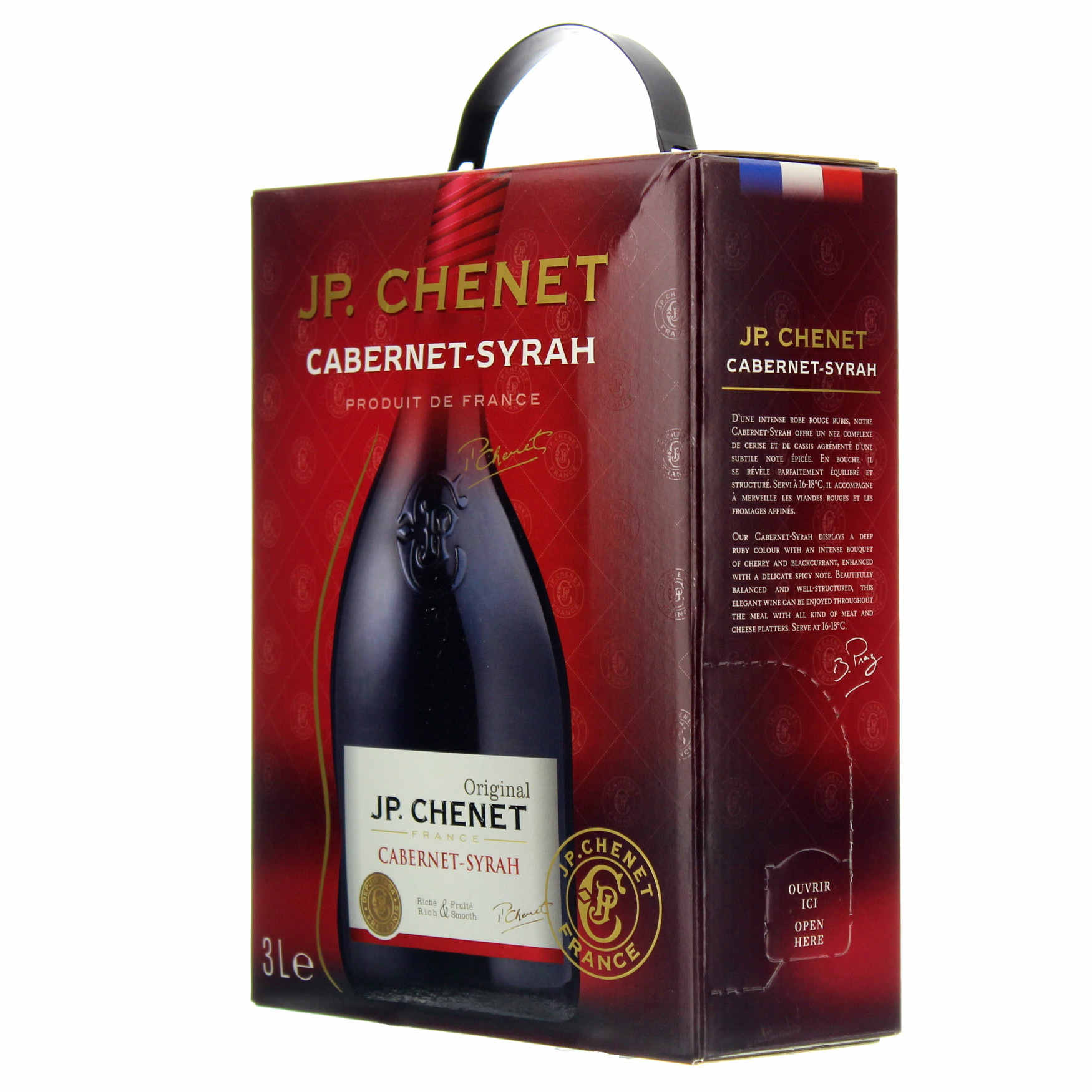 J.P. CHENET Cabernet-Syrah 13% - 3l BiB J.P. CHENET Cabernet-Syrah 13% - 3l BiB