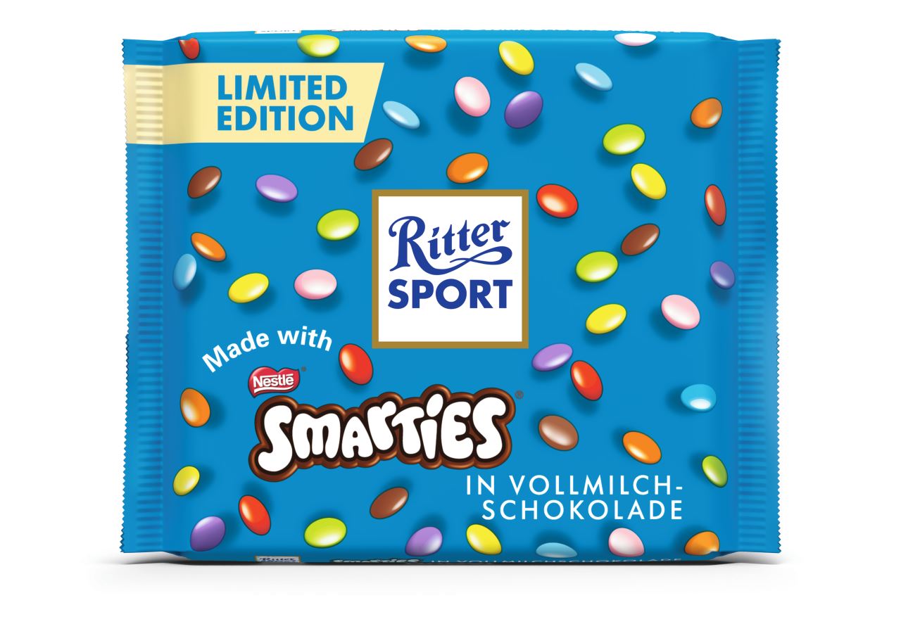 Ritter Sport Smarties Vollmilchschokolade 100g Limited Edition