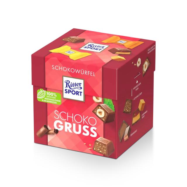 Ritter Sport Schokowürfel Schoko Gruss 22 pcs. 176g