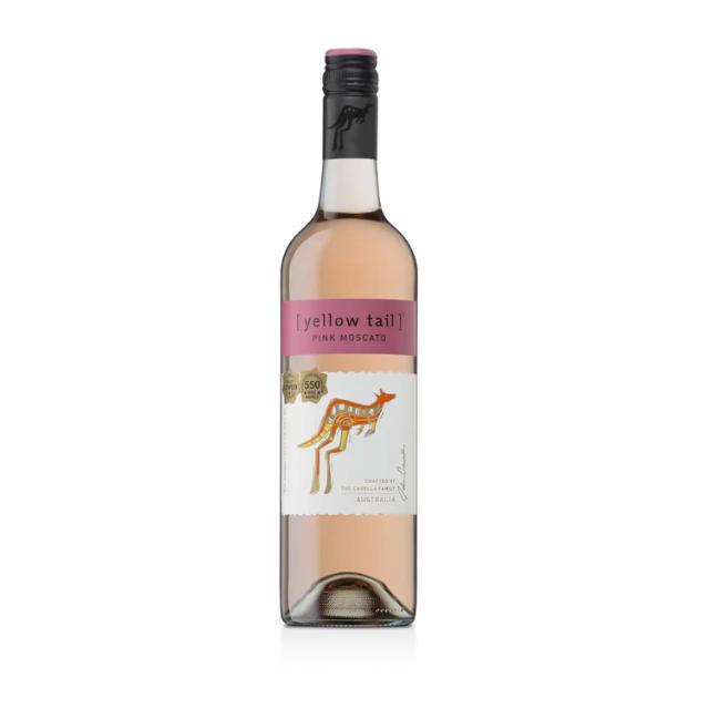 Yellow tail Rose wine