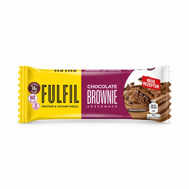 FULFIL Protein & Vitamin Bar Chocolate Brownie Flavour 40g