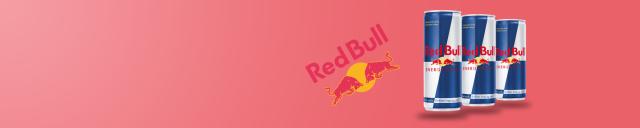 3 cans of Red Bull Energy in an image that is linking to the product page where the products can be ordered