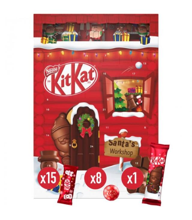 KitKat Adventskalender Santa's Workshop 208g