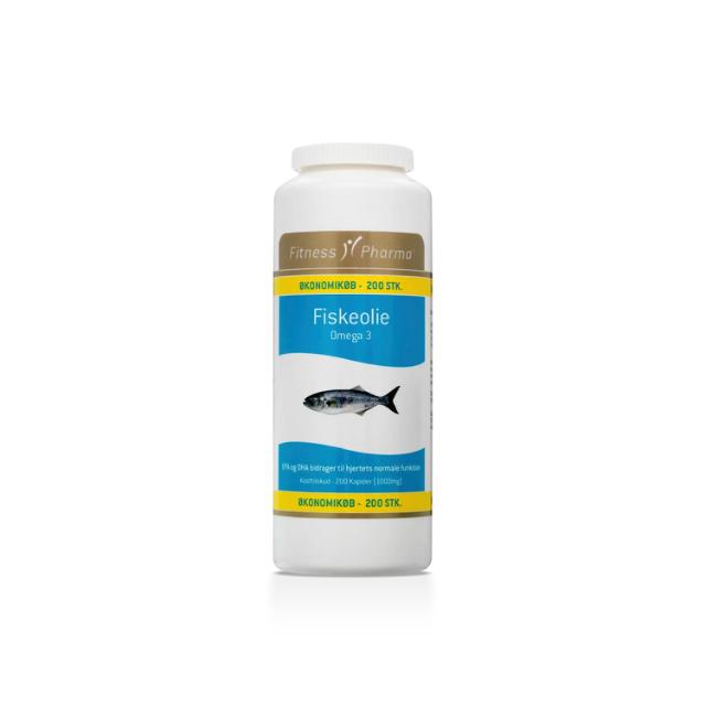 Fitness Pharma Fish Oil Omega-3 Acids 1000 mg 200 pcs.