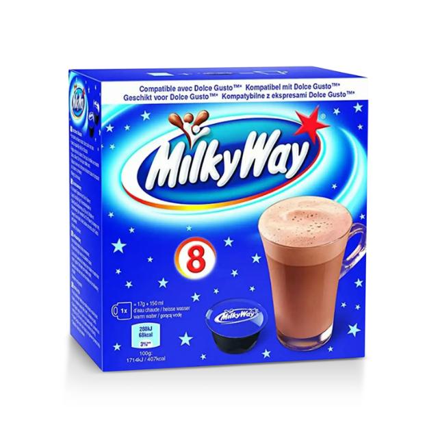 MilkyWay Hot Chocolate Pods 8 pcs. 136g
