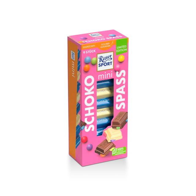 Ritter Sport mini Schoko Spass 9 pcs. 150g - Limited Edition