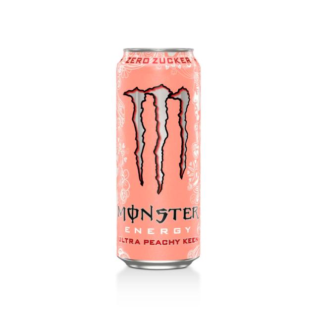 Monster Energy Ultra Peachy Keen Zero Sugar 12x500ml Can CCEP