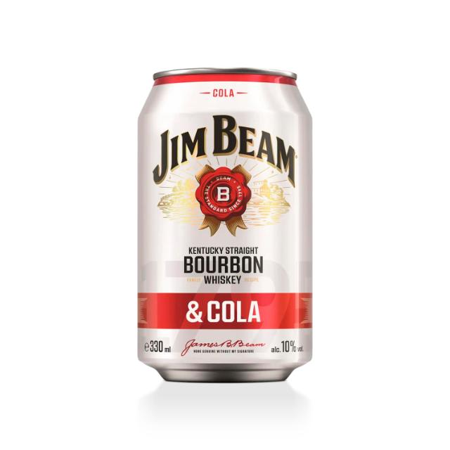 DPG Jim Beam & Cola 10% 24x330ml Can