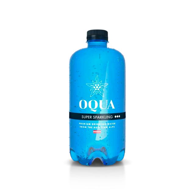 OQUA Super Sparkling 12x600ml Bottle PET