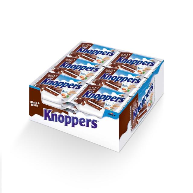 Knoppers Black & White 25g
