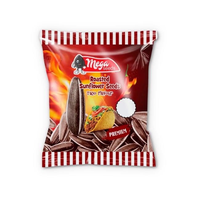 Mega Seeds Roasted Sunflower Seeds Taco Flavour 100g