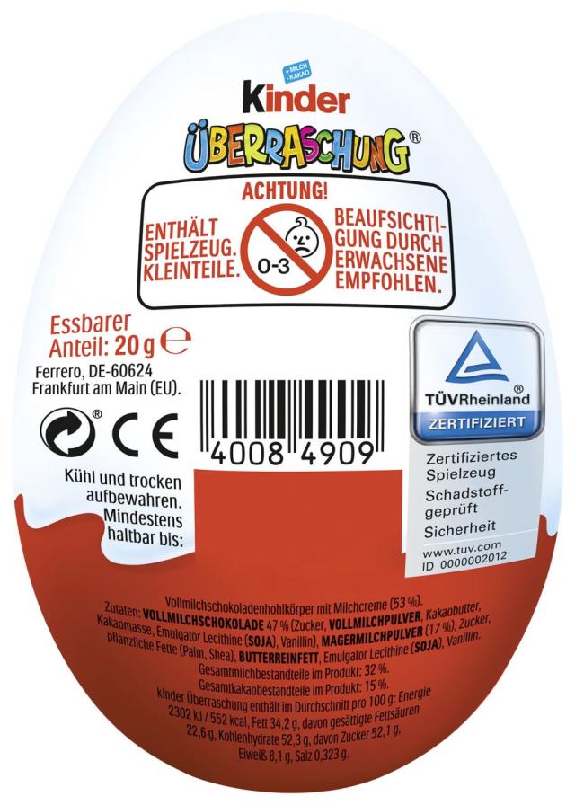 Kinder Überraschung Rosa 20g