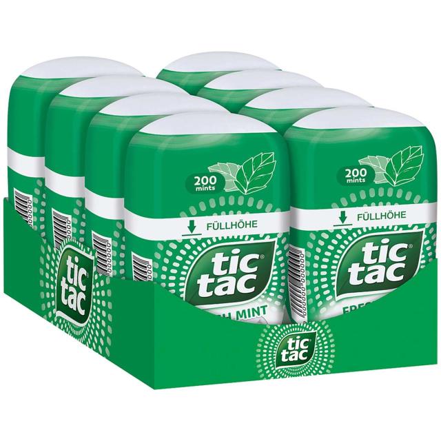 Tic Tac Fresh Mint 200 pcs 98g