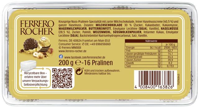 Ferrero Rocher T16 - 200g