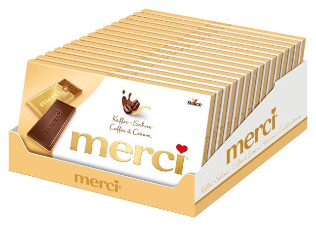 merci Coffee & Cream 4 pcs. 100g