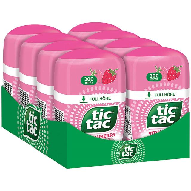 Tic Tac Strawberry Mix 200 pcs 98g