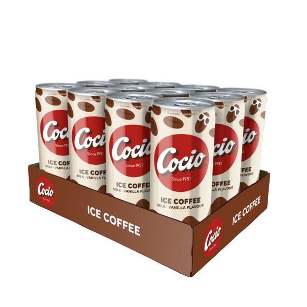 Cocio Ice Coffee Milk Vanilla 12x250ml Can