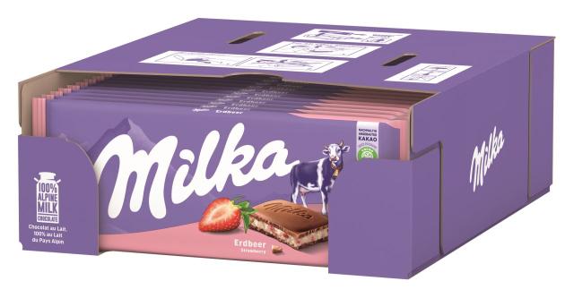 Milka Erdbeer 100g