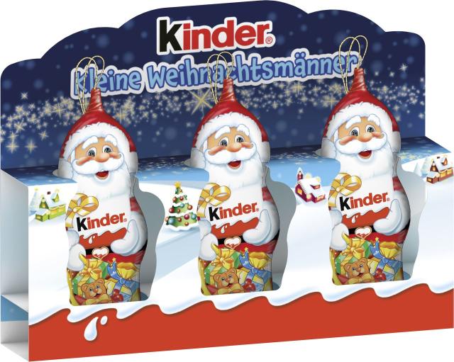 Kinder Kleine Weihnachtsmänner 3x15g