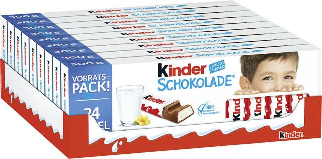 Kinder Schokolade T24 - 300g Big Pack