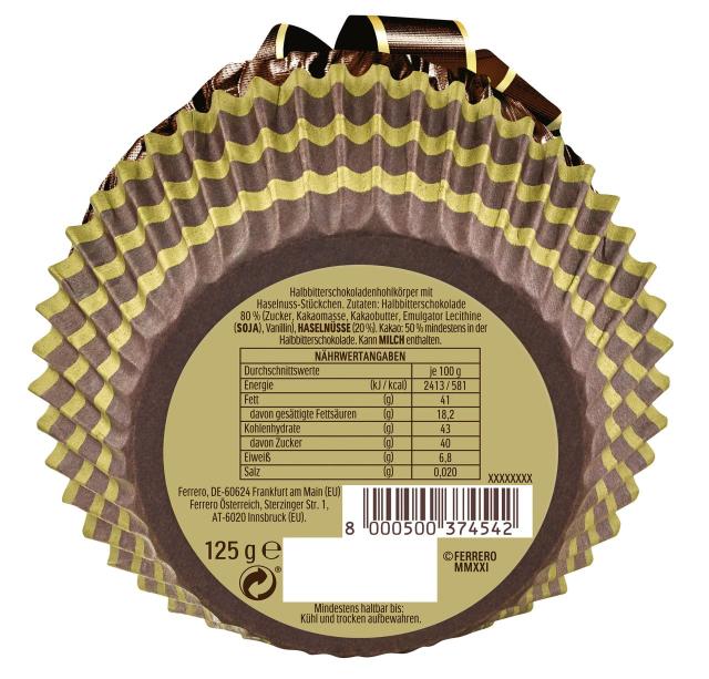 Ferrero Grand Rocher Zartbitter 125g Christmas Edition