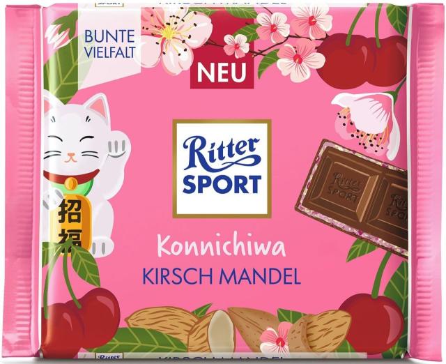 Ritter Sport Konnichiwa - Kirsch Mandel 100g