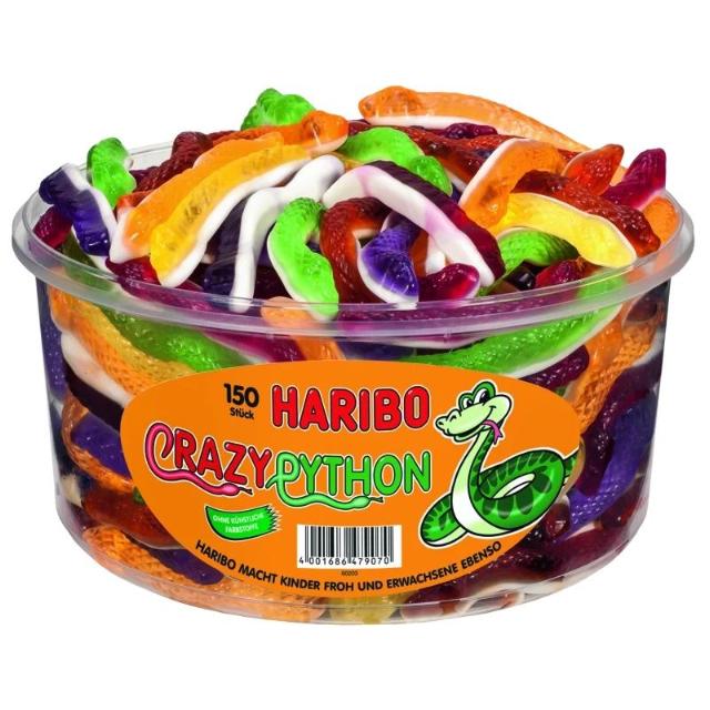 Haribo Crazy Python 150 pcs. 1,05 kg