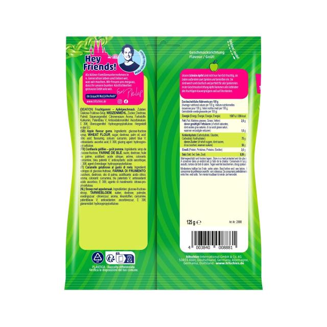 hitschies Schnüre Apfel 125g - vegan