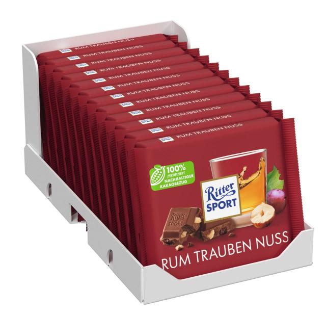 Ritter Sport Rum Trauben Nuss 100g