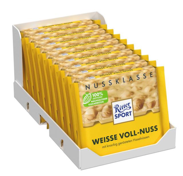 Ritter Sport Weisse Voll-Nuss 100g