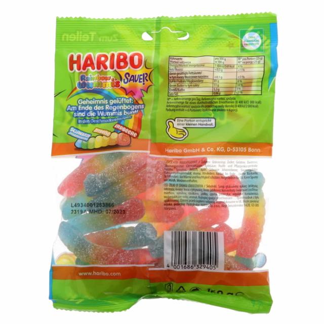 Haribo Rainbow Wummis Sauer 160g