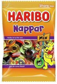 Haribo Nappar Mix 375g