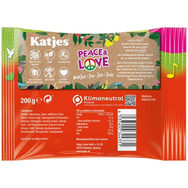 Katjes Peace & Love 200g - Vegan