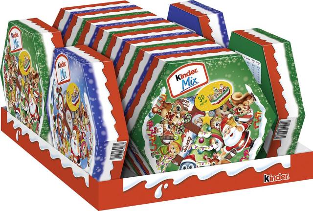 Kinder Mix Weihnachtsteller 143g