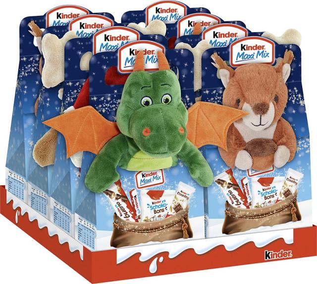 Kinder Maxi Mix Plüschtier 133g