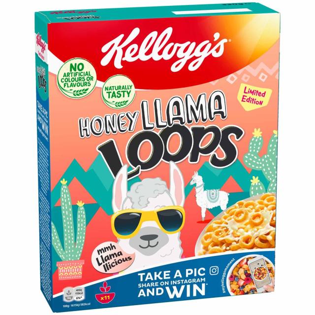Kellogg's Honey Llama Loops 330g