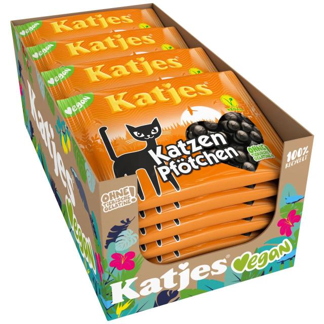 Katjes Katzen Pfötchen 175g - vegan
