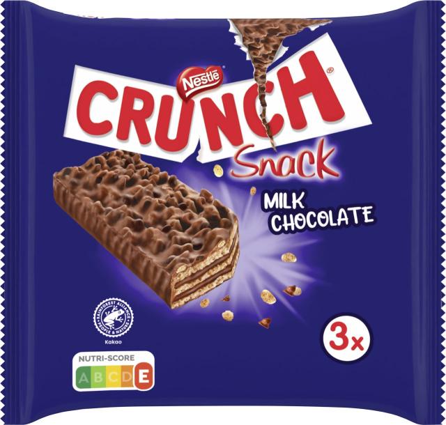 Nestlé Crunch Snack Milk Chocolate 3x33g