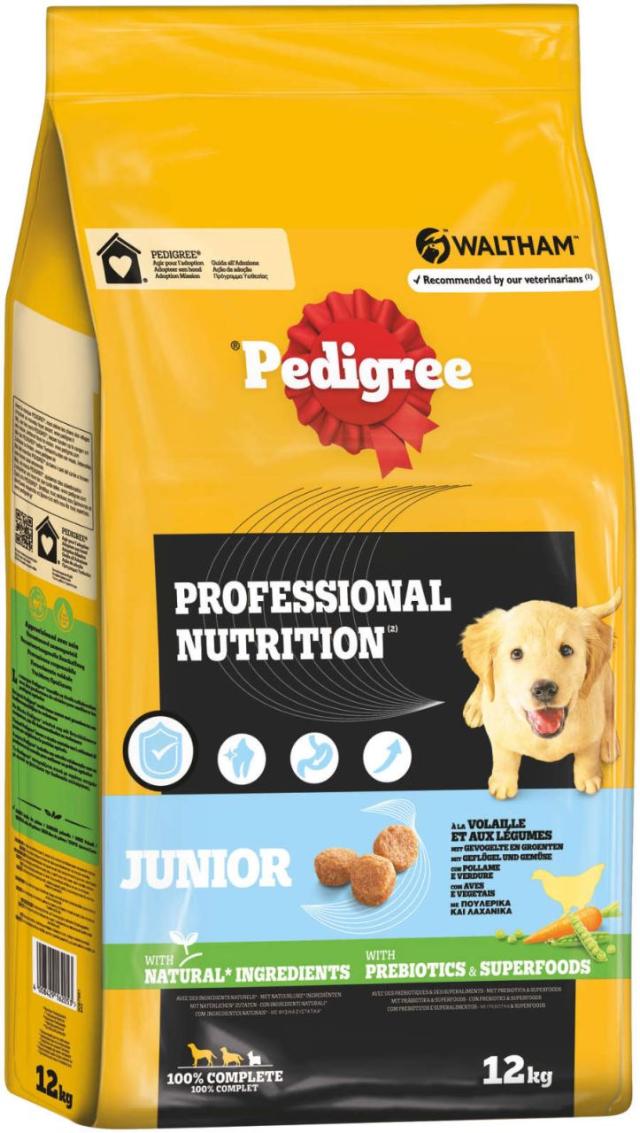 Pedigree Professional Nutrition Junior Poultry & Vegetables 12kg