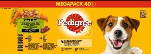 Pedigree Megapack Mixed Selection with vegetables in sauce 40x100g