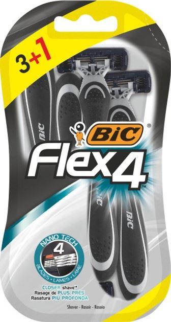 BiC Flex4 Comfort 3+1 disposable razors