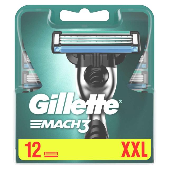 Gillette Mach3 12 refill blades