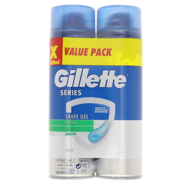 Gillette Series Sensitive Gel 2x200ml