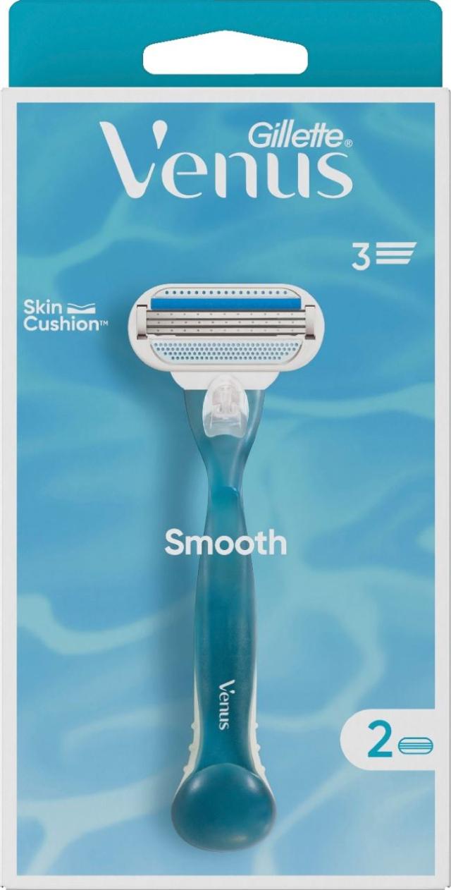 Gillette Venus Smooth razor + 2 blades