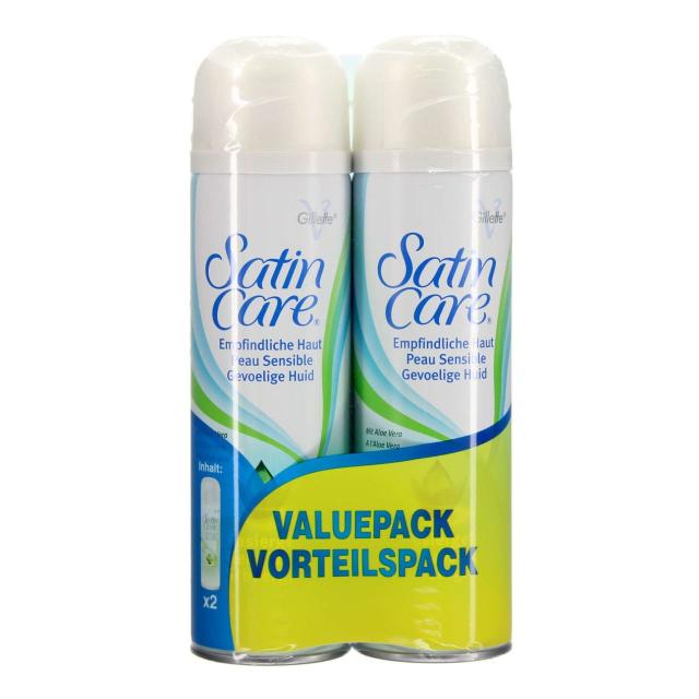 Gillette Venus Satin Care Aloe Vera Gel 2x200ml